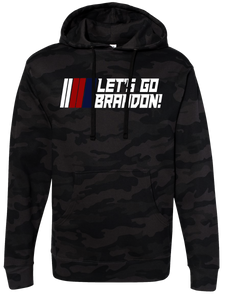 Let's Go Brandon - Black Camo Hoodie